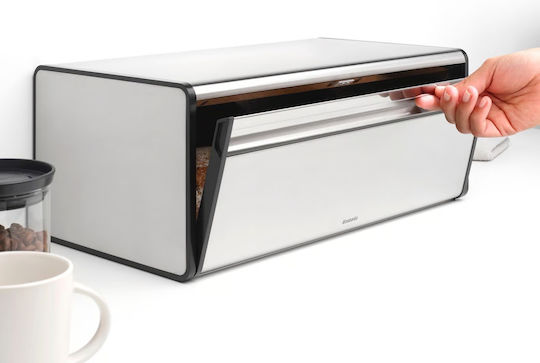 Brabantia Cutie de pâine Metalic Gri 46.5x25x18.7cm