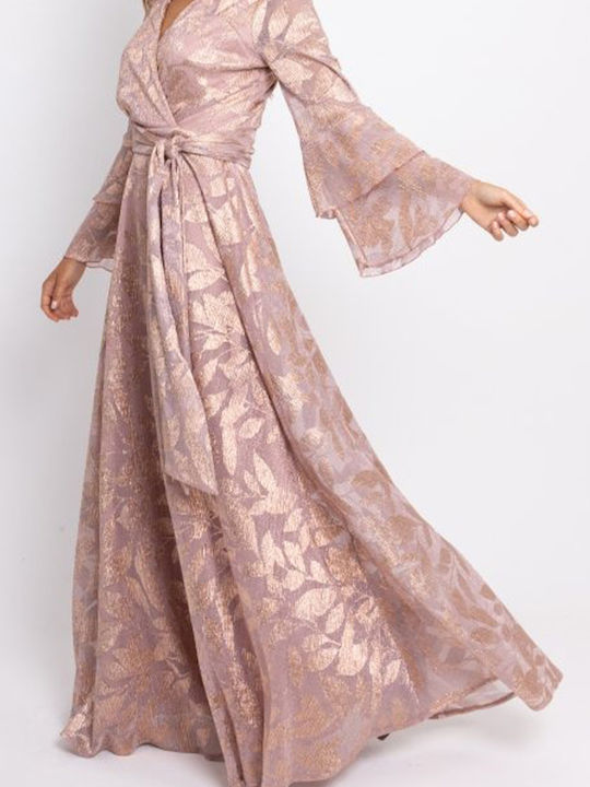 Maxi Dress for Wedding / Baptism Pink