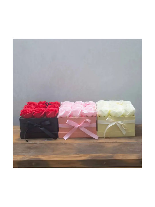 Bouquet Pink Soap Roses Square