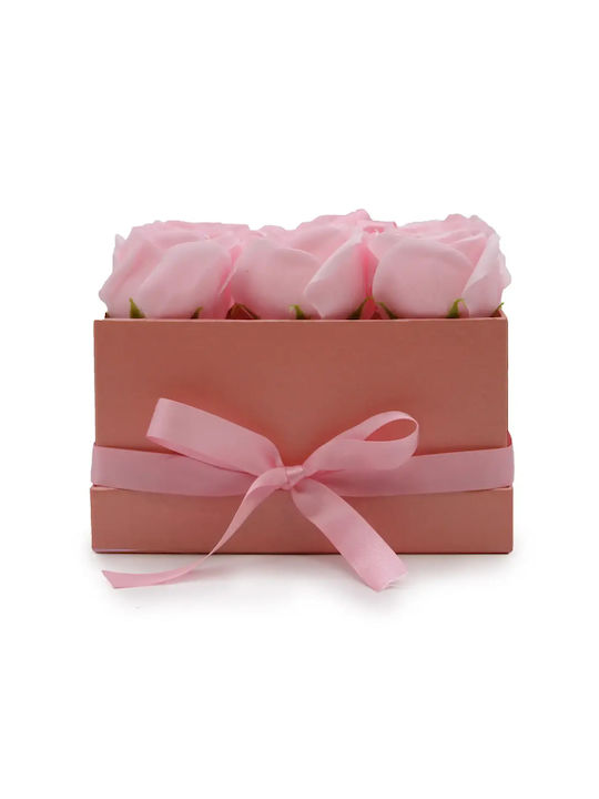 Bouquet Pink Soap Roses Square