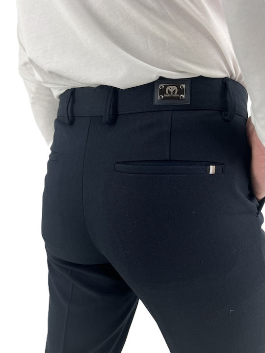 Pantaloni cu Croială Slim Albastru