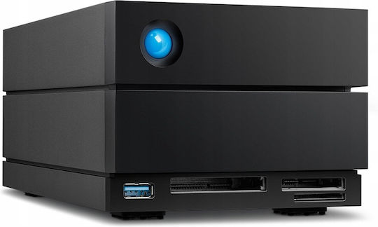 Lacie 2Big Raid Thunderbolt 3 Externe Festplatte 60TB Multi-Bay Schwarze