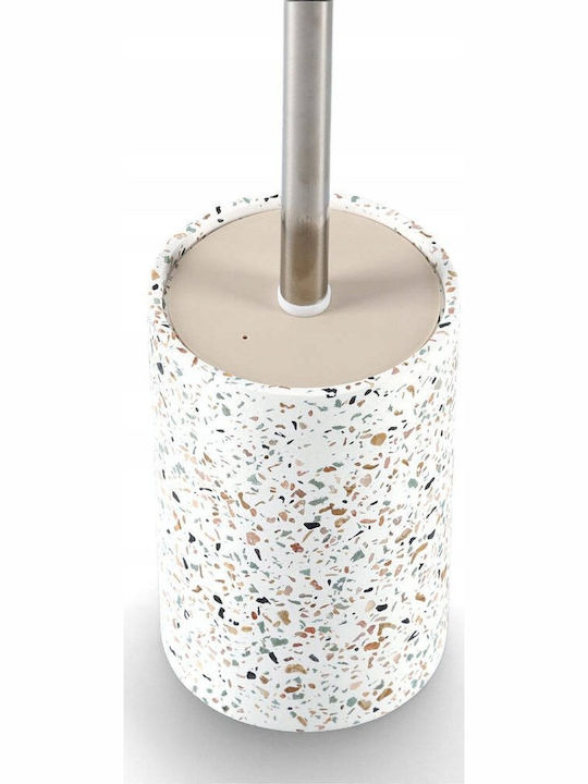 Zeller WC-Bürste mit Terrazzo-Zementbehälter Ø 10,3 cm