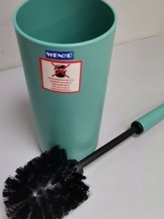 Wenko Brasil 212251121 Metallic Toilet Brush Turquoise