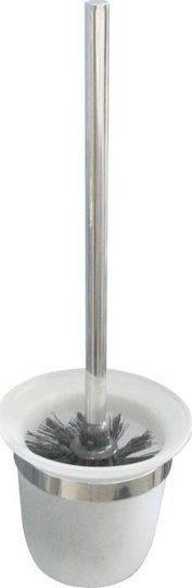 Kapitan Glas Badezimmer Toilettenbürste Silber