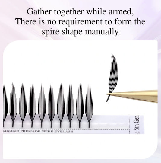 Nagaraku Premad Wings Spire Lash 0.07d Mix 8-15mm