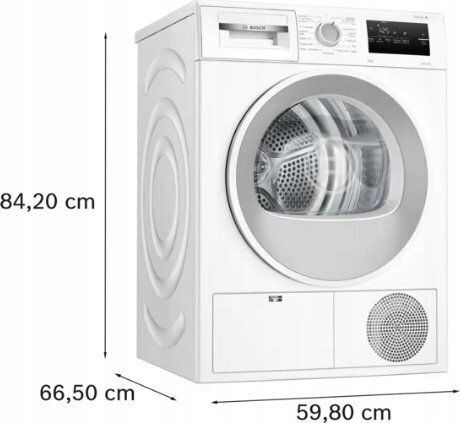 Bosch Serie 4 Στεγνωτήριο 7kg με Αντλία Θερμότητας