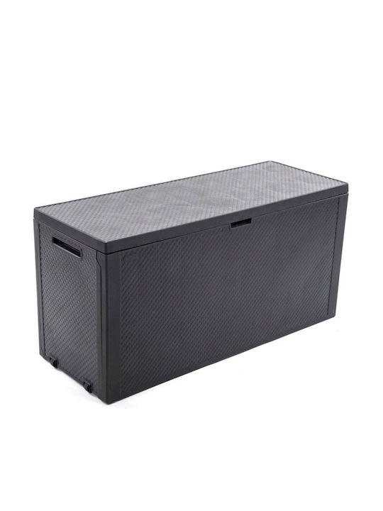 Keter Outdoor Storage Box Emily 270lt Gray L117.8xW44.58xH58cm