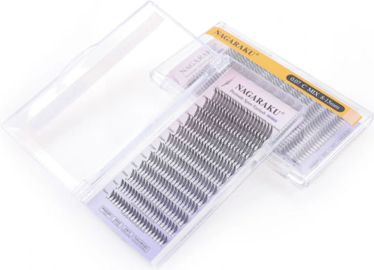Nagaraku Premad Wings Spire Lash 0.07c Mix 8-15mm