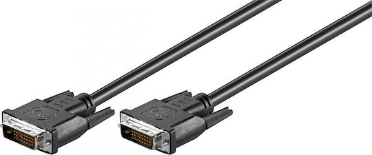 Goobay Kabel DVI-D-Stecker - DVI-D-Stecker 1.8m Schwarz (93573)