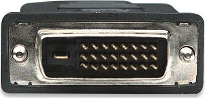 Manhattan Cable DVI-D male - HDMI male 1m Μαύρο (322782)