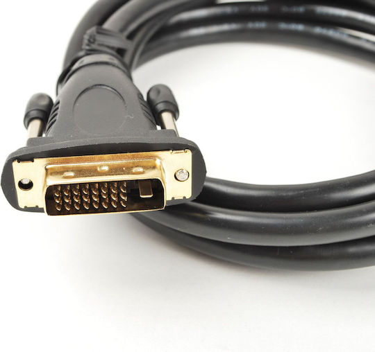 PremiumCord Cable DVI-D male - DVI-D male 10m Μαύρο (KPDVI2-10)
