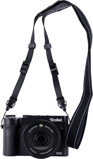 Rollei Powerflex Dual Lens Compact Camera Optical Zoom 8x Black