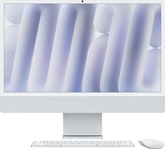 Apple iMac 24" 2024 (M4-10-Core/16GB/256GB SSD/10-Core GPU/macOS) Nano-Texture Silver US