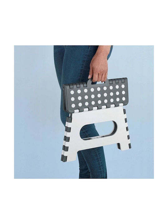 Plastic Outdoor Stool Secura Grey 35x27x22cm