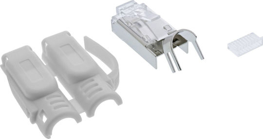 InLine Βύσμα RJ-45 male 10τμχ Γκρι (76006A)