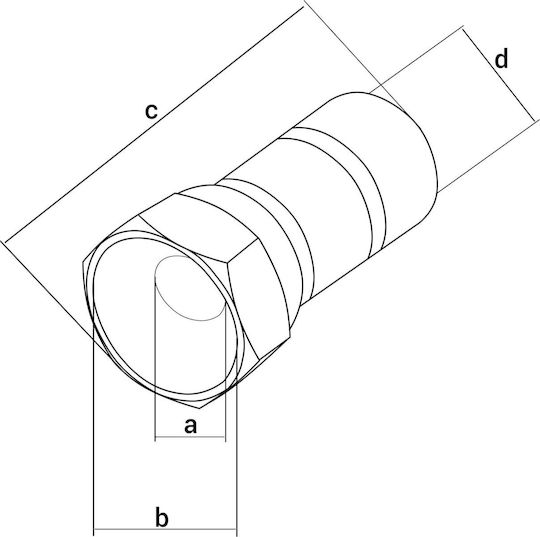 XTREME Stecker F-Stecker männlich