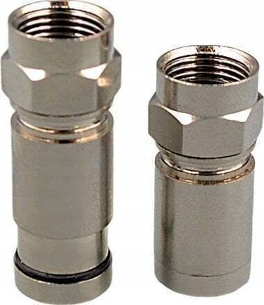 Alantec Kabel Kompressions-F-Stecker RG6 Innendurchmesser 4,55 mm ±0,1 RGtec