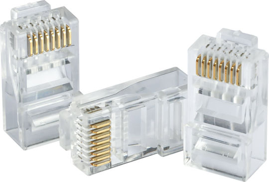 Dahua Plug RJ-45 male 100pcs Whitr (PFM976-531)