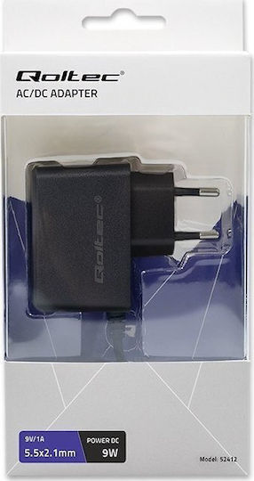 Qoltec Universal Τροφοδοτικό 9 1A με Ισχύ 9W
