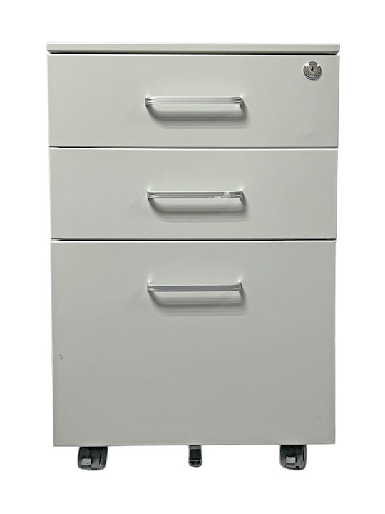 Kleiderschrank Büro mit Schloss Grey 40x45x64cm