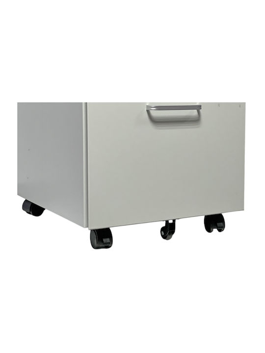 Kleiderschrank Büro mit Schloss Grey 40x45x64cm