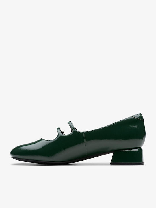 Daiss30 Shine Pumps Khaki