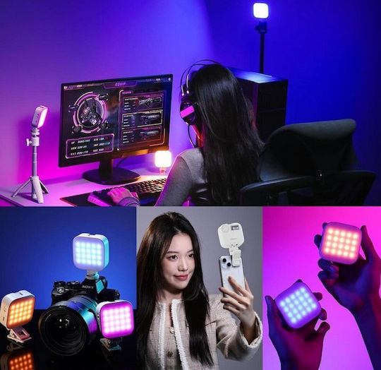 Ulanzi Portable Led Lamp Ulanzi U60 Rgb Video Light 2500k 9000k White