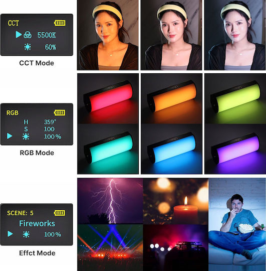 Ulanzi 6W mit Helligkeit LUX 700 Lux