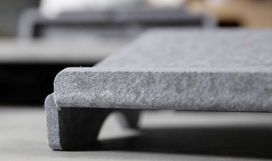 Bakker Elkhuizen Q-doc 100 Circular Computer & Peripheral Stands Peripheriegeräte Gray