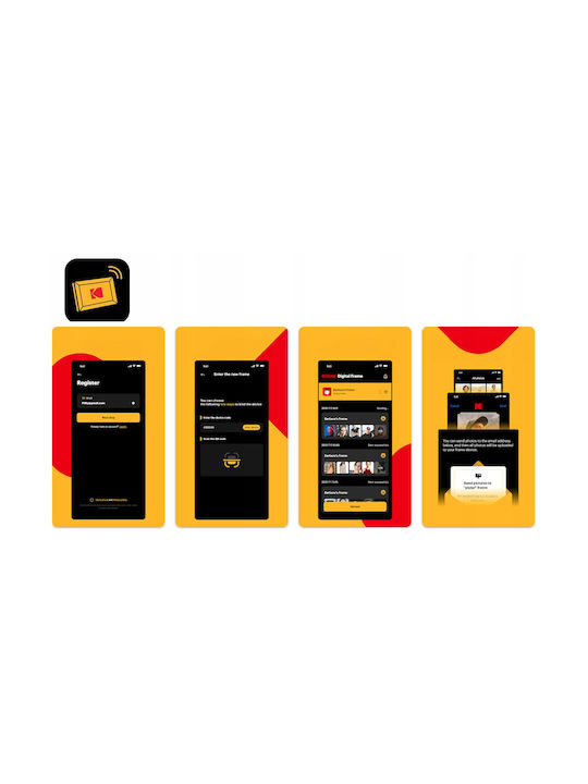 Kodak Digitaler Bilderrahmen 10" Braun RCF-1018