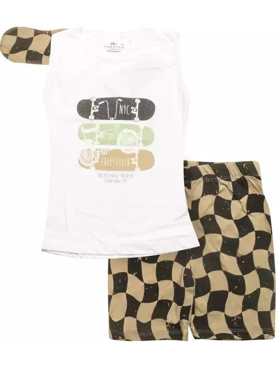 Hashtag Kids' Pajamas Summer white Hashtag Kids' Pajamas Summer white