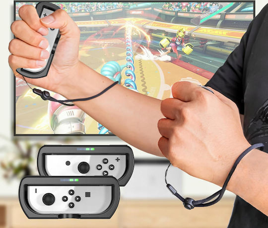 JYS 2x Steering Wheel + Handle 2 in 1 for Nintendo Switch OLED Nintendo Switch