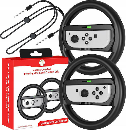 JYS 2x Steering Wheel + Handle 2 in 1 for Nintendo Switch OLED Nintendo Switch