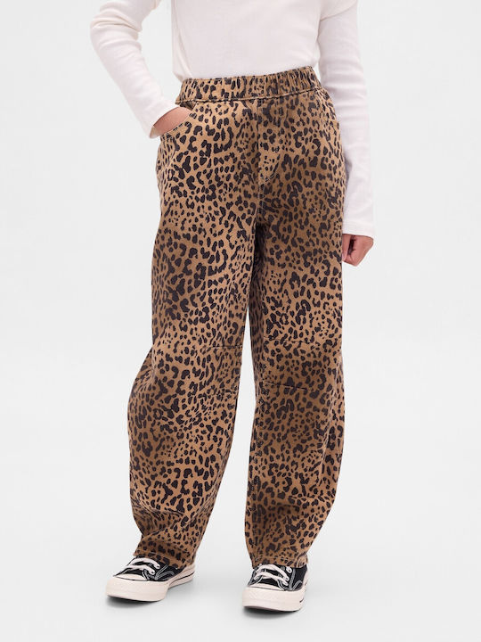 GAP Παιδικό Τζιν Παντελόνι Leopard Print