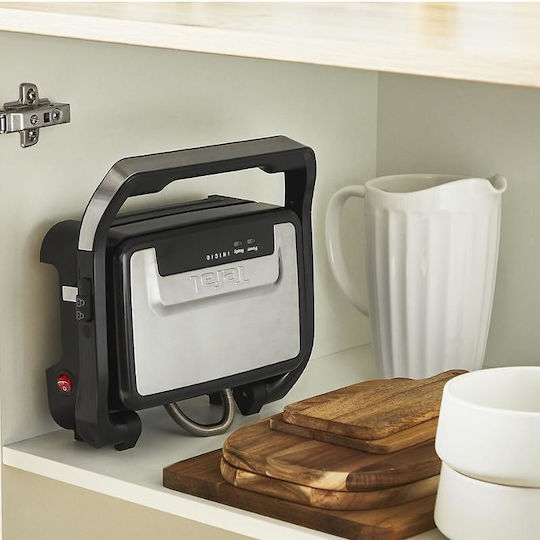 Tefal Τοστιέρα Γκριλιέρα 1000W Inox