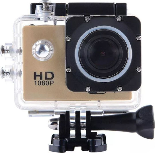 SJCAM SJ4000 Action Camera Full HD (1080p) Underwater (with Case) with Screen 2" and Wi-Fi Gold