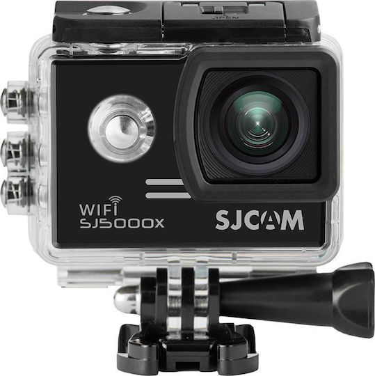 SJCAM SJ5000X Elite 4K Action Camera 4K Ultra HD Υποβρύχια (με Θήκη) Standard και Wi-Fi Μαύρη
