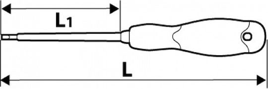 Topex Screwdriver Cross Size PH0x60mm