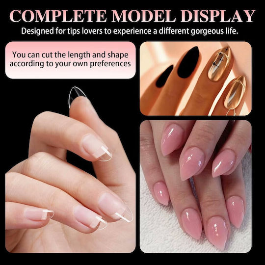 Nagelspitzen Transparent IS-8694
