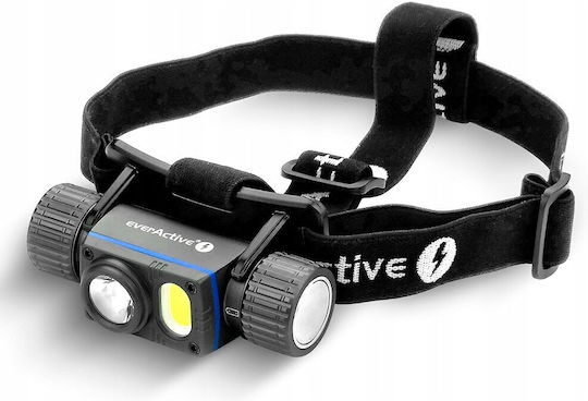 everActive Pro Φακός Κεφαλής LED με Μέγιστη Φωτεινότητα 2000lm