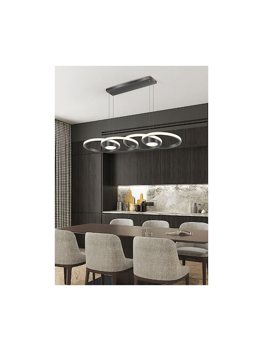 ArkoLight Pendant Light Black 88cm