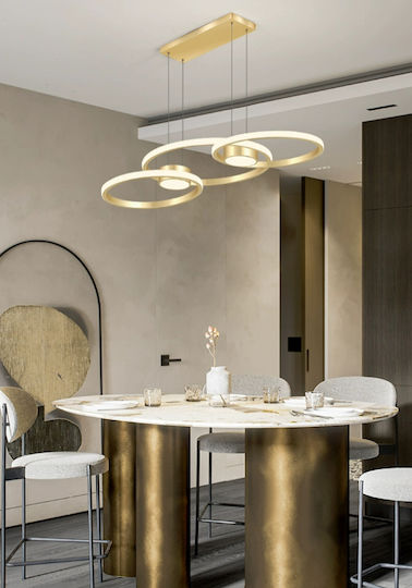 ArkoLight Pendant Light Gold 88cm