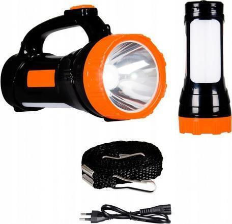 Libox Lumină de lucru și de sit, cu baterie Proiector de Mână LED cu Luminozitate Maximă 150lm Negru