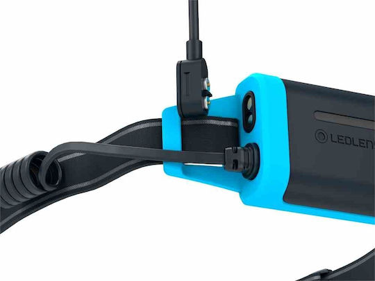 Togo Stirnlampe LED mit maximaler Helligkeit 600lm Blau