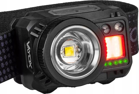Vayox Φακός LED με Μέγιστη Φωτεινότητα 500lm