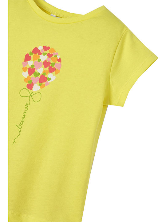 Mayoral Kids' Pajamas Summer Yellow