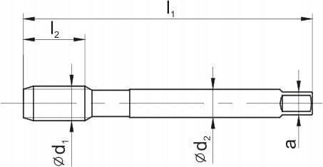 Threading Tap M7 Ngmm/1 Din-352d 6h HSS