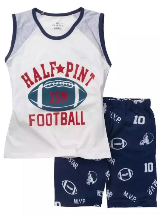 Hashtag Kids' Pajamas Summer white