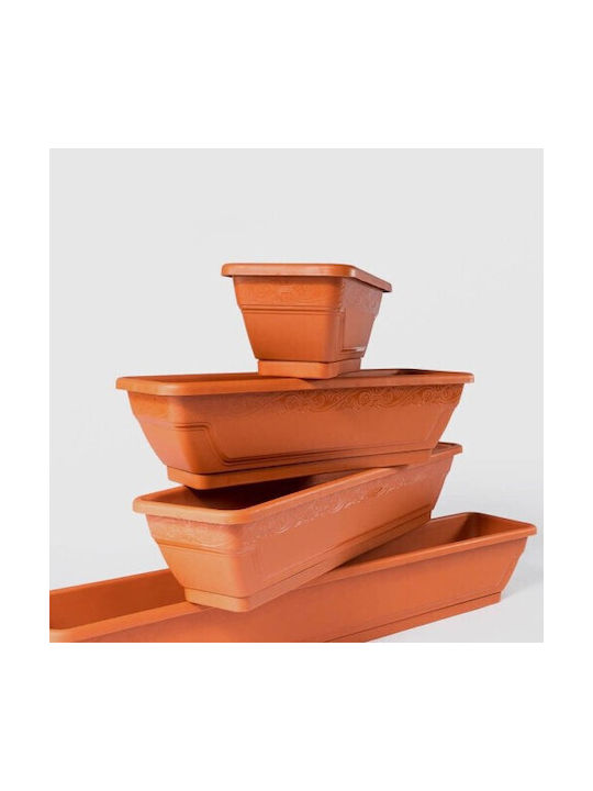 Sterk Pot Plastic Brown 60x16x19cm.